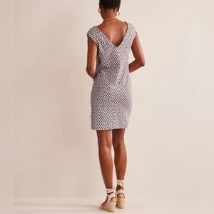 Boden Sleeveless Jersey Shift Dress Tulip Blush Women's US/14L UK/18L Cotton New